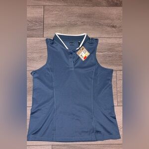 PUMA Women’s Size Medium Range SL Pique Top Tank Blue New W Tags MSRP$60